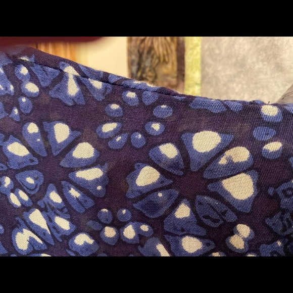 NWOT Saybury Caftan. Blue and white - Picture 4 of 7